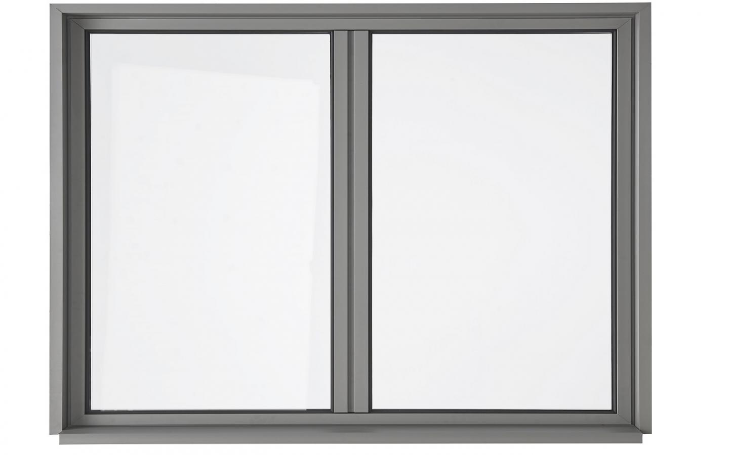 K-LINE menuiserie alu FENETRE-GALBE-FACE-FERME
