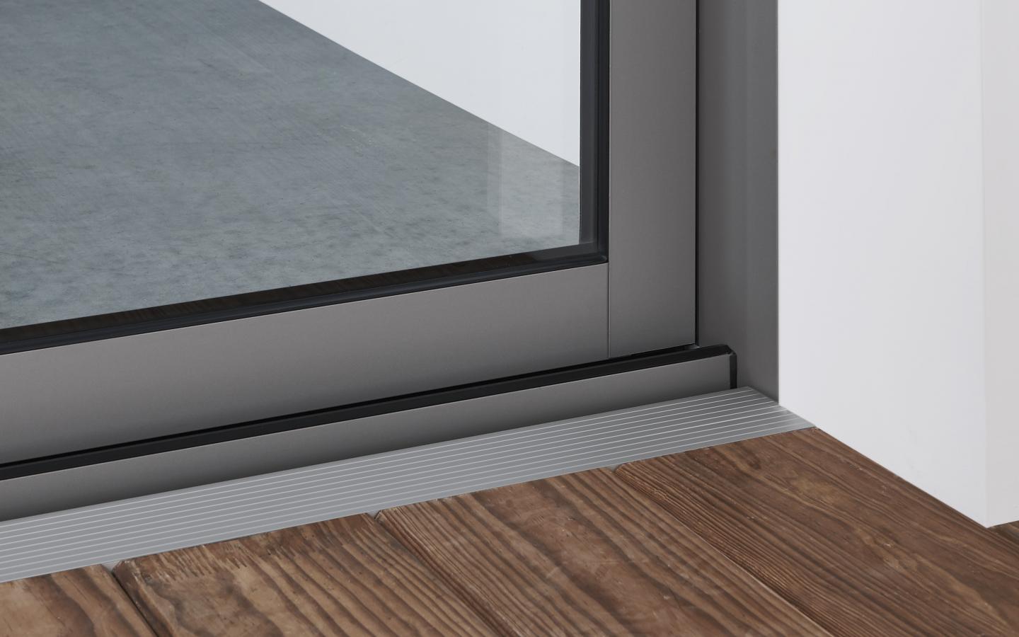 Coulissant 2 rail k-line alu zoom profil