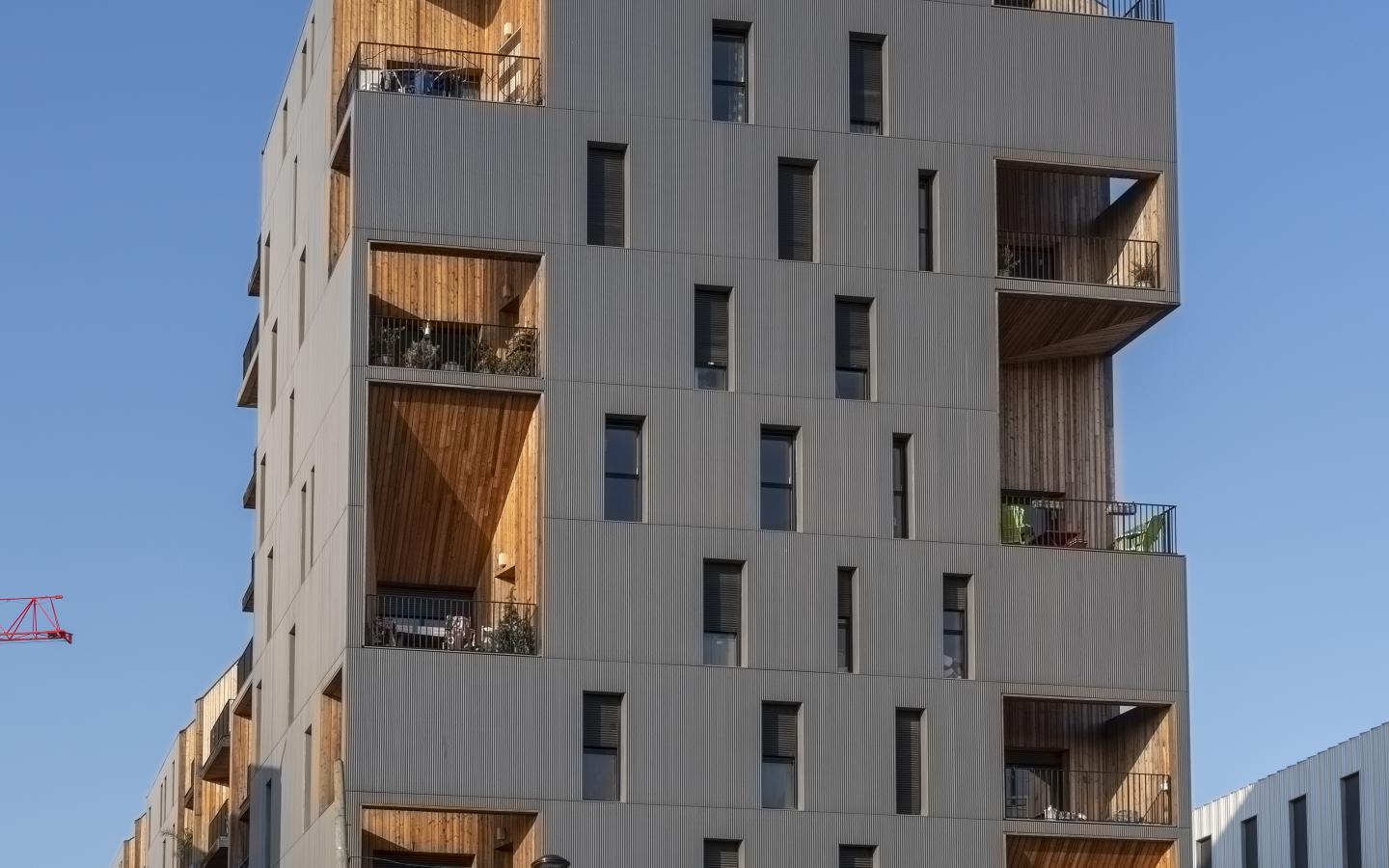 Concert'o, construction neuve à Bordeaux réalisée avec des menuiseries K-LINE.
