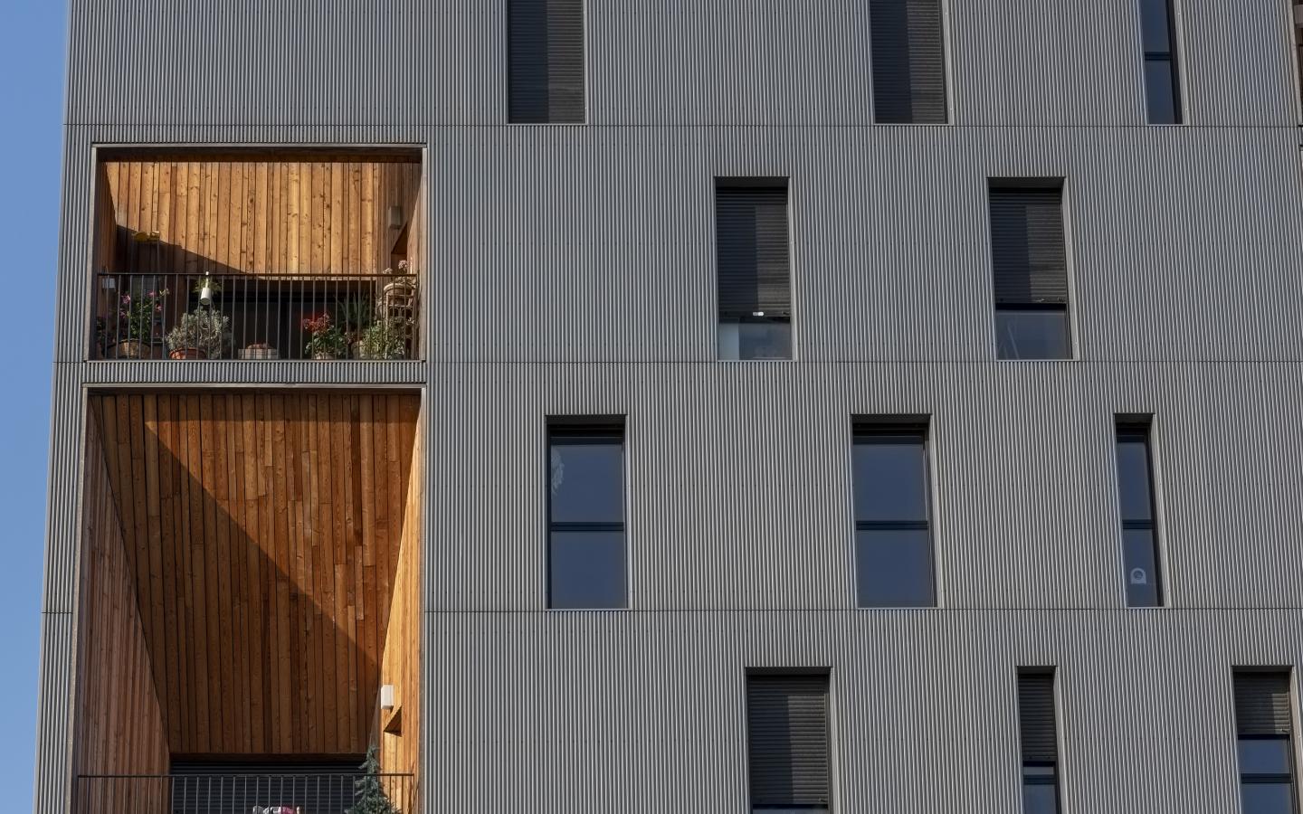 Concert'o, construction neuve à Bordeaux réalisée avec des menuiseries K-LINE.