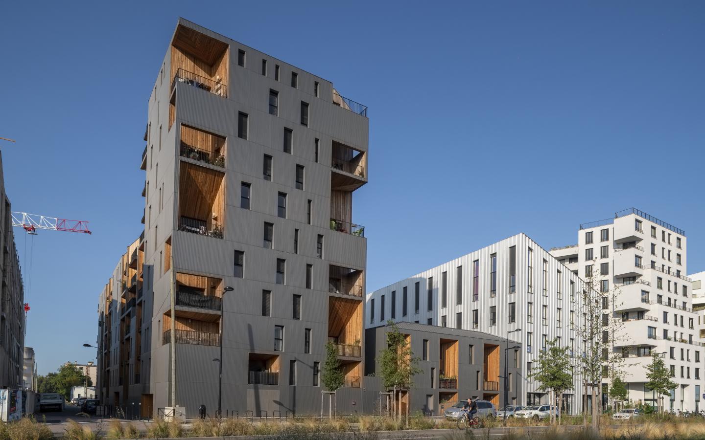 Concert'o, construction neuve à Bordeaux réalisée avec des menuiseries K-LINE.