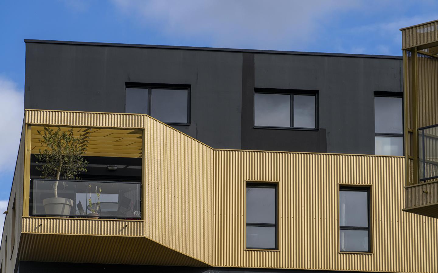 Equatoria, construction neuve à Rennes réalisée avec des menuiseries alu K-LINE.