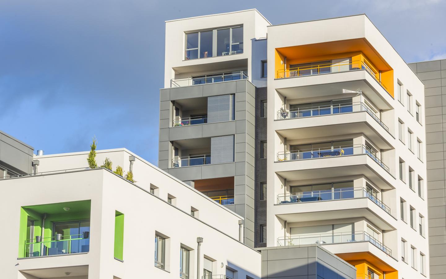 Les Panoramiques, construction neuve à Metz réalisée avec des menuiseries K-LINE.