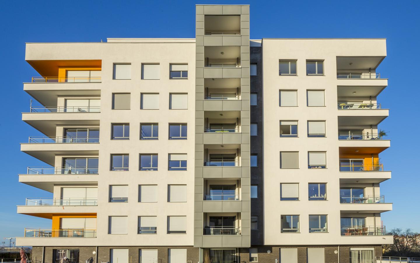 Les Panoramiques, construction neuve à Metz réalisée avec des menuiseries K-LINE.