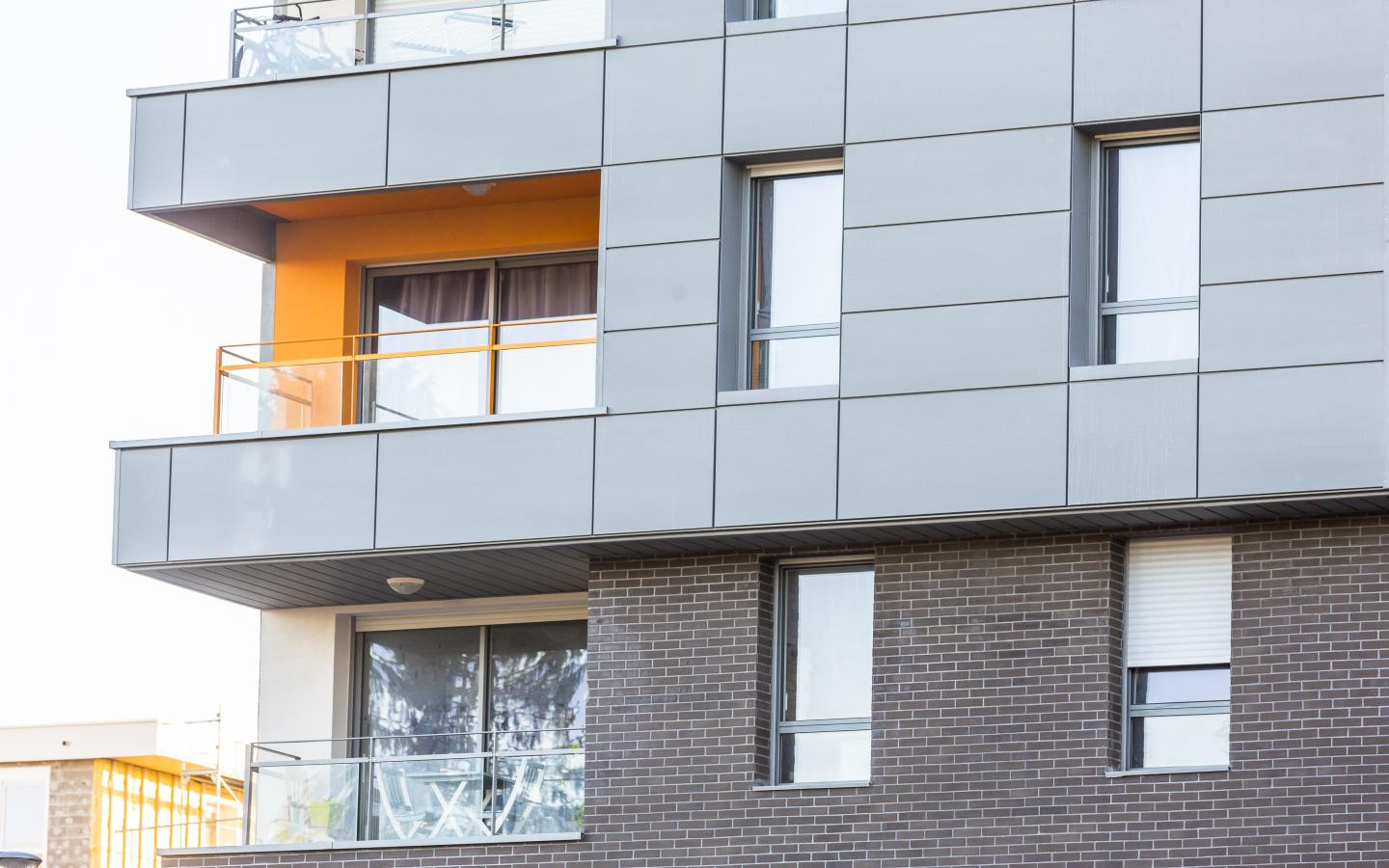 Les Panoramiques, construction neuve à Metz réalisée avec des menuiseries K-LINE.