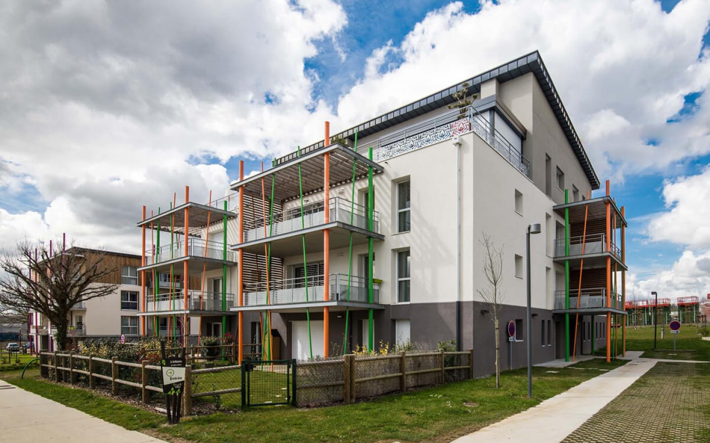 I Prestige, construction neuve à La Roche-sur-Yon réalisée avec des menuiseries alu K-LINE.