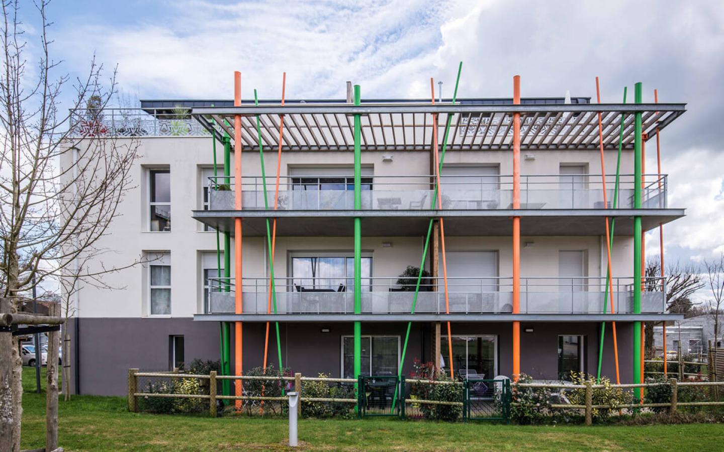 I Prestige, construction neuve à La Roche-sur-Yon réalisée avec des menuiseries alu K-LINE.