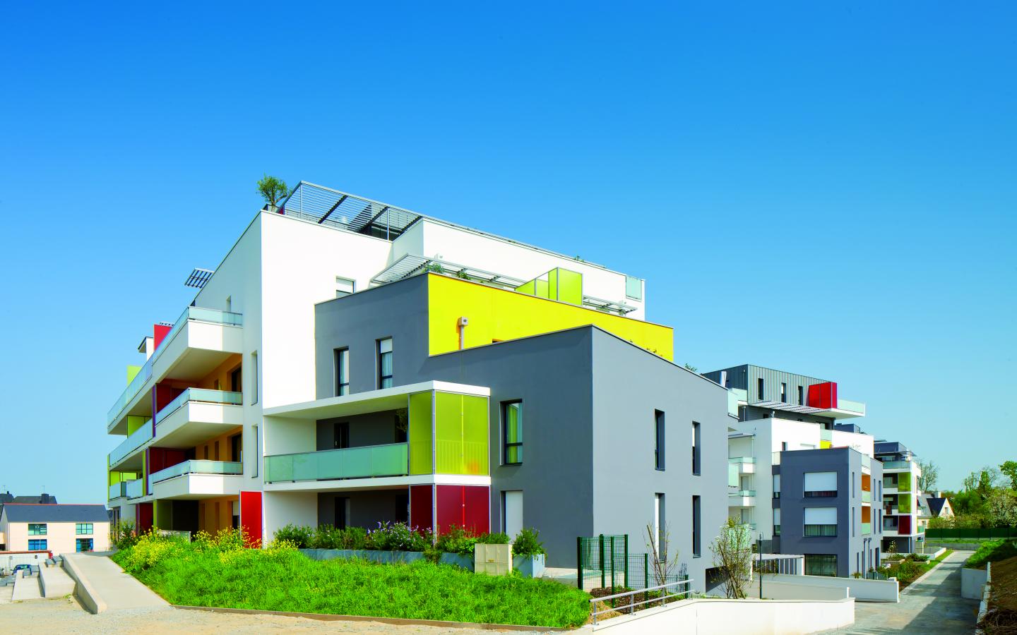 Chantepie Central Parc logements collectifs avec menuiserie alu kline