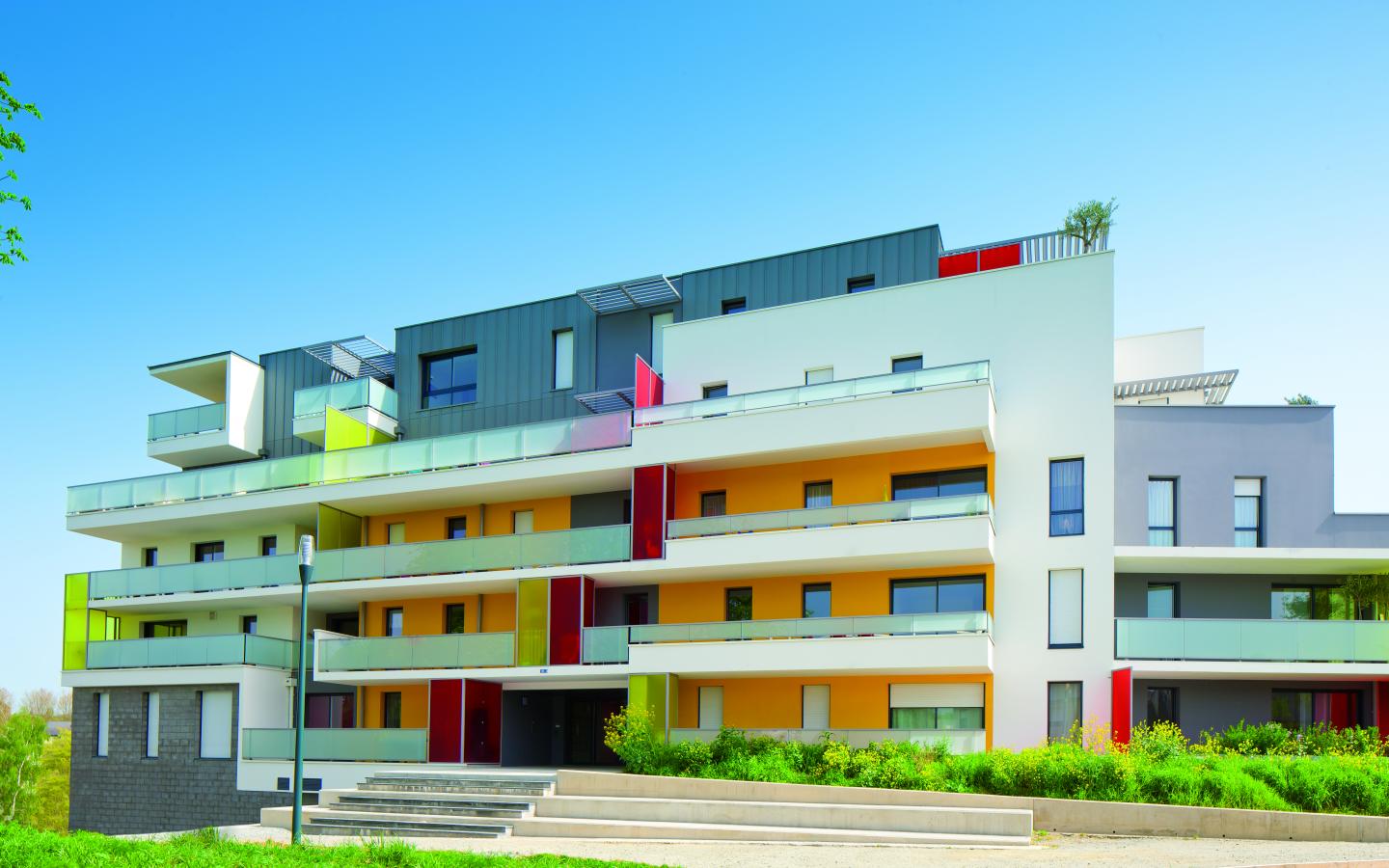 Chantepie Central Parc logements collectifs avec menuiserie alu kline