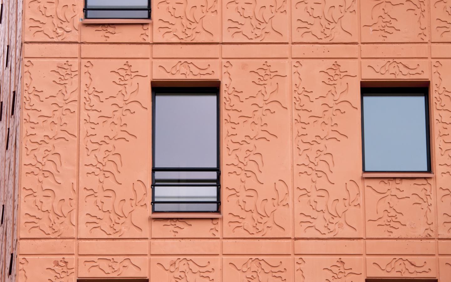 Le Romarin Euralille, construction neuve à Lille réalisée avec des menuiseries alu K-LINE. 