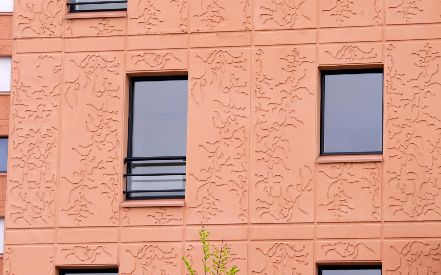 Le Romarin Euralille, construction neuve à Lille réalisée avec des menuiseries alu K-LINE. 