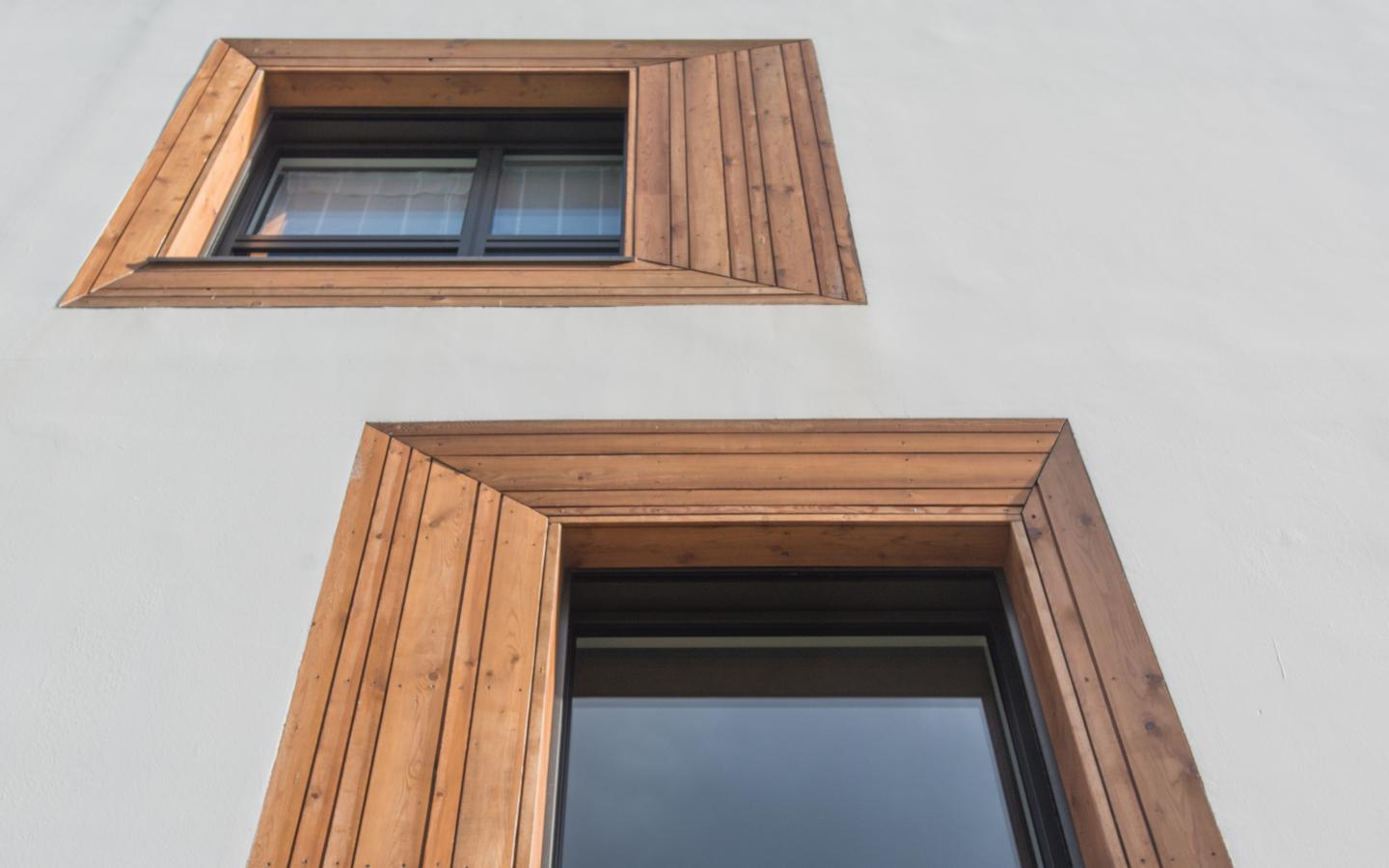 Le Ruban de la Chezine, construction neuve à Nantes réalisée avec des menuiseries alu K-LINE. 