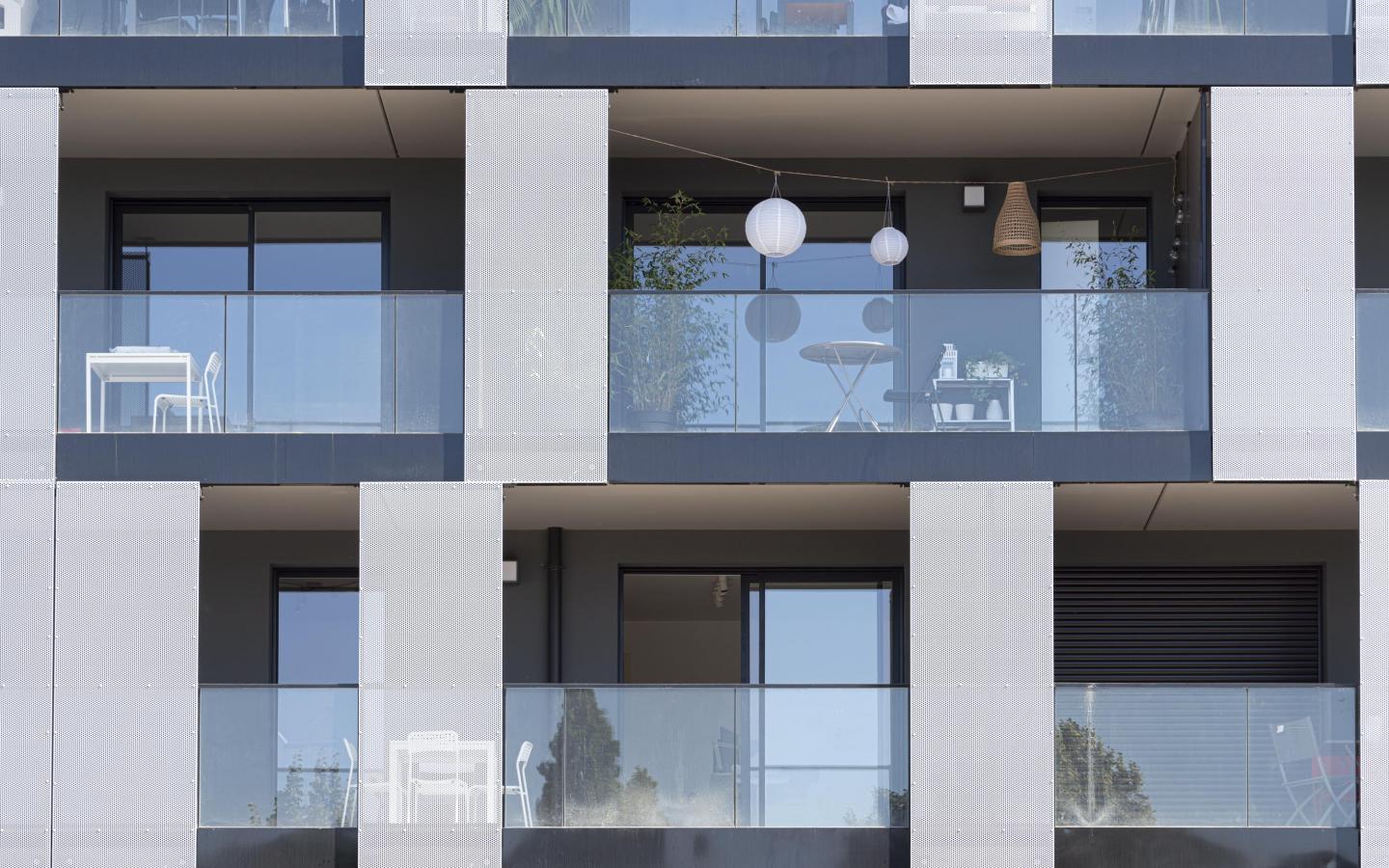 Skyplace, construction neuve à Strasbourg réalisée avec des menuiseries alu K-LINE. 