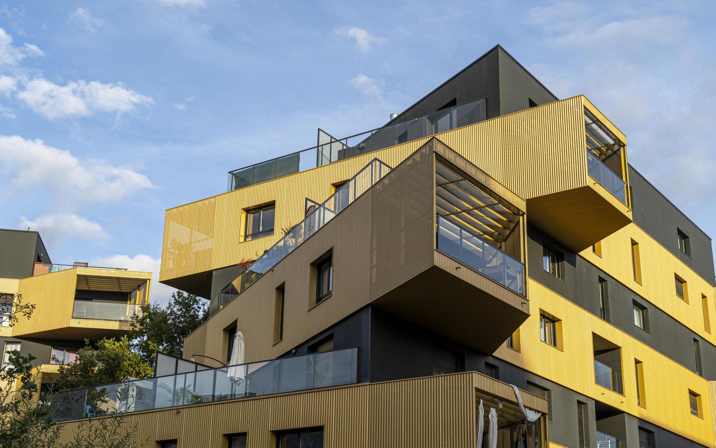 Equatoria, construction neuve à Rennes réalisée avec des menuiseries alu K-LINE.