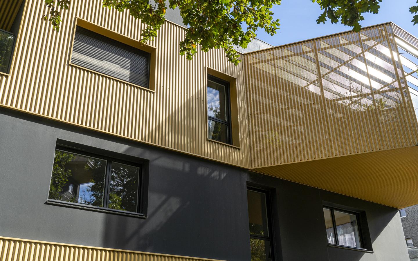 Equatoria, construction neuve à Rennes réalisée avec des menuiseries alu K-LINE.