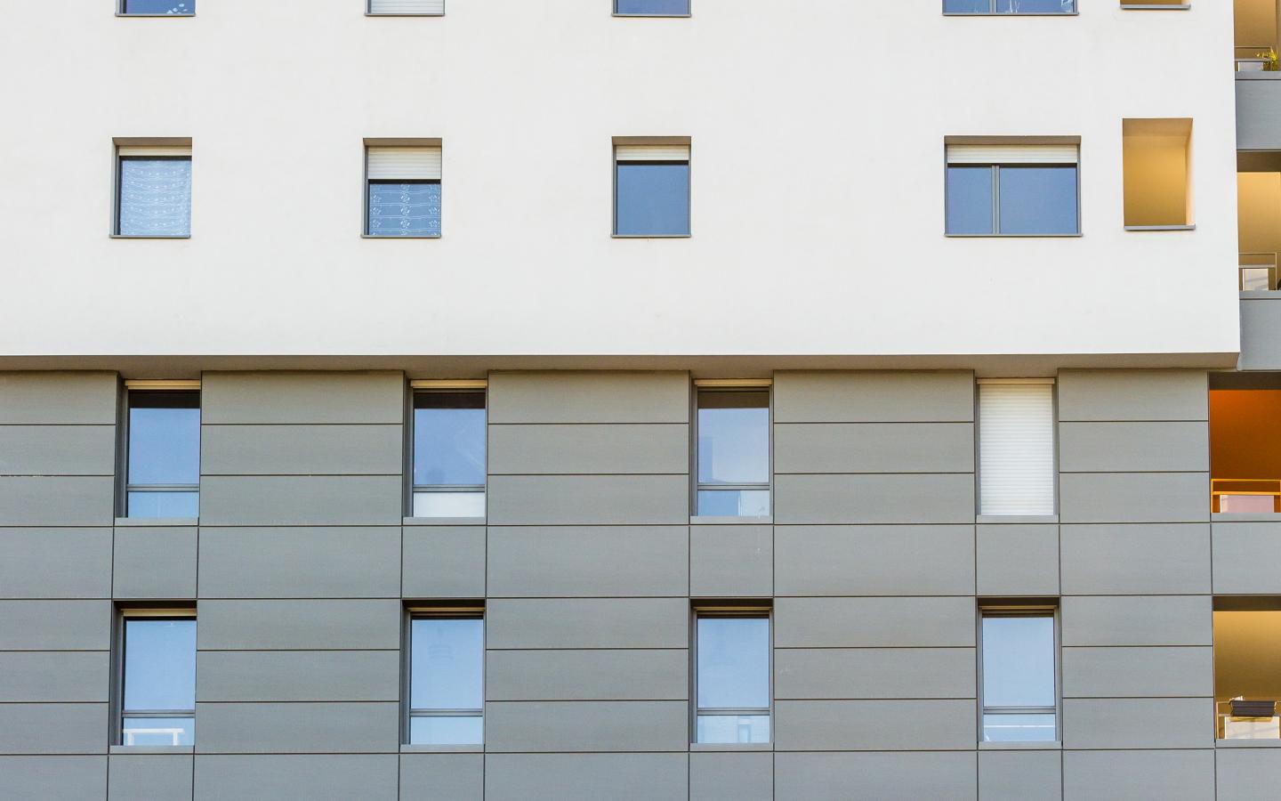 Les Panoramiques, construction neuve à Metz réalisée avec des menuiseries alu K-LINE. 