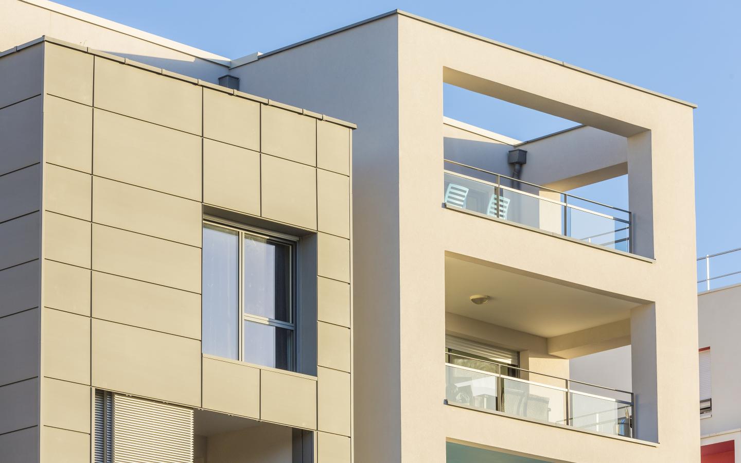 Les Panoramiques, construction neuve à Metz réalisée avec des menuiseries alu K-LINE. 