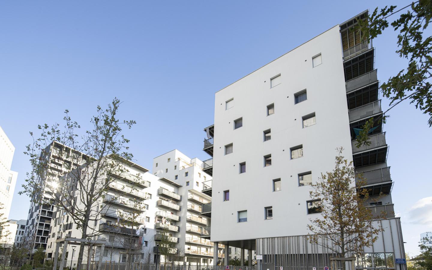 Le Pré Gauchet, construction neuve à Nantes réalisée avec des menuiseries alu K-LINE. 
