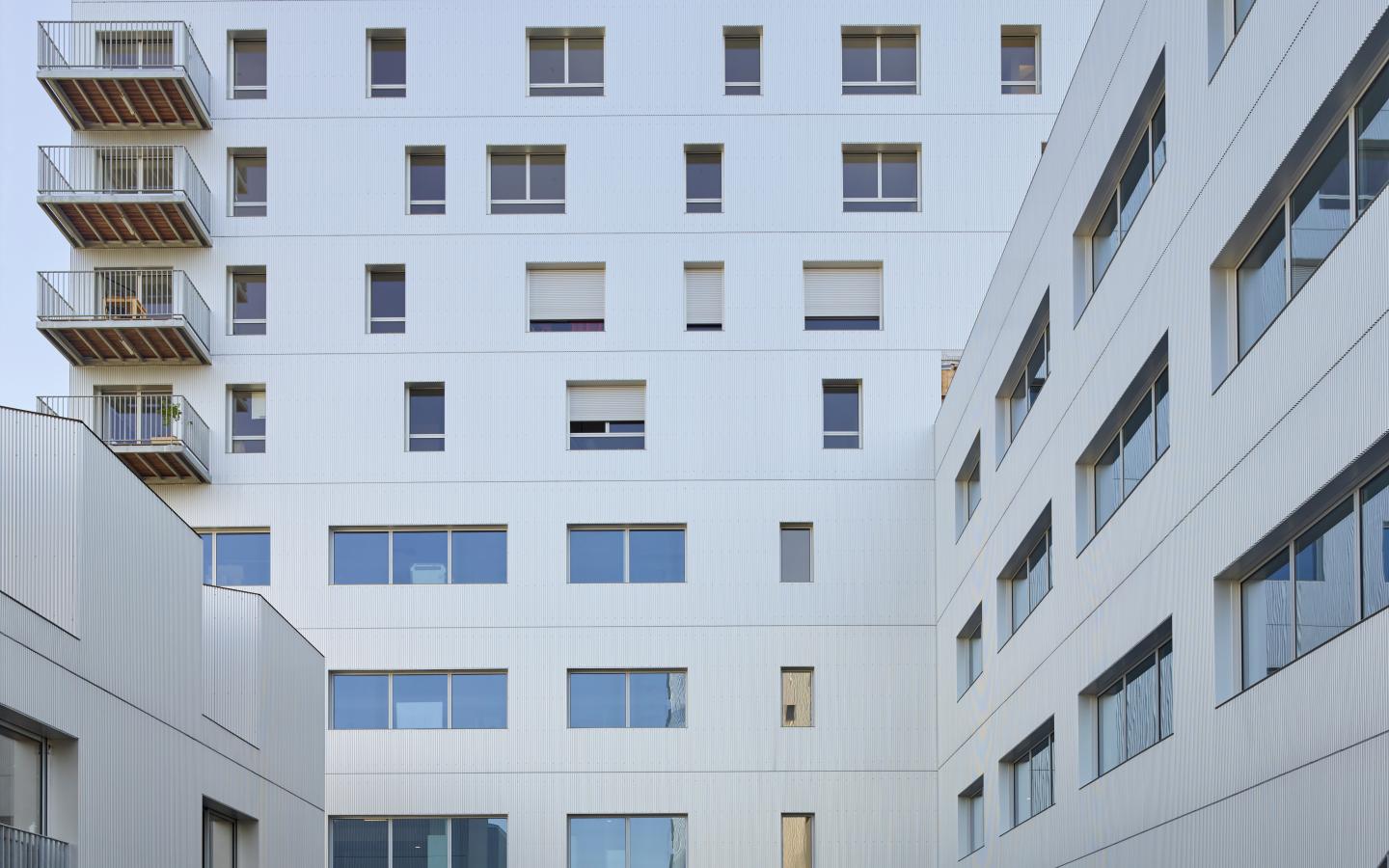 Imbrika, construction neuve réalisée à Nantes avec des menuiseries alu K-LINE.