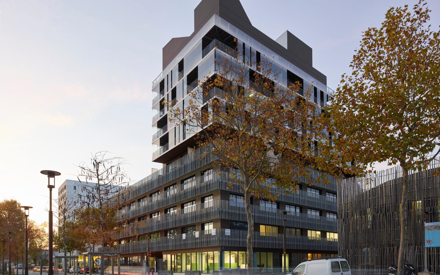 Imbrika, construction neuve réalisée à Nantes avec des menuiseries alu K-LINE.