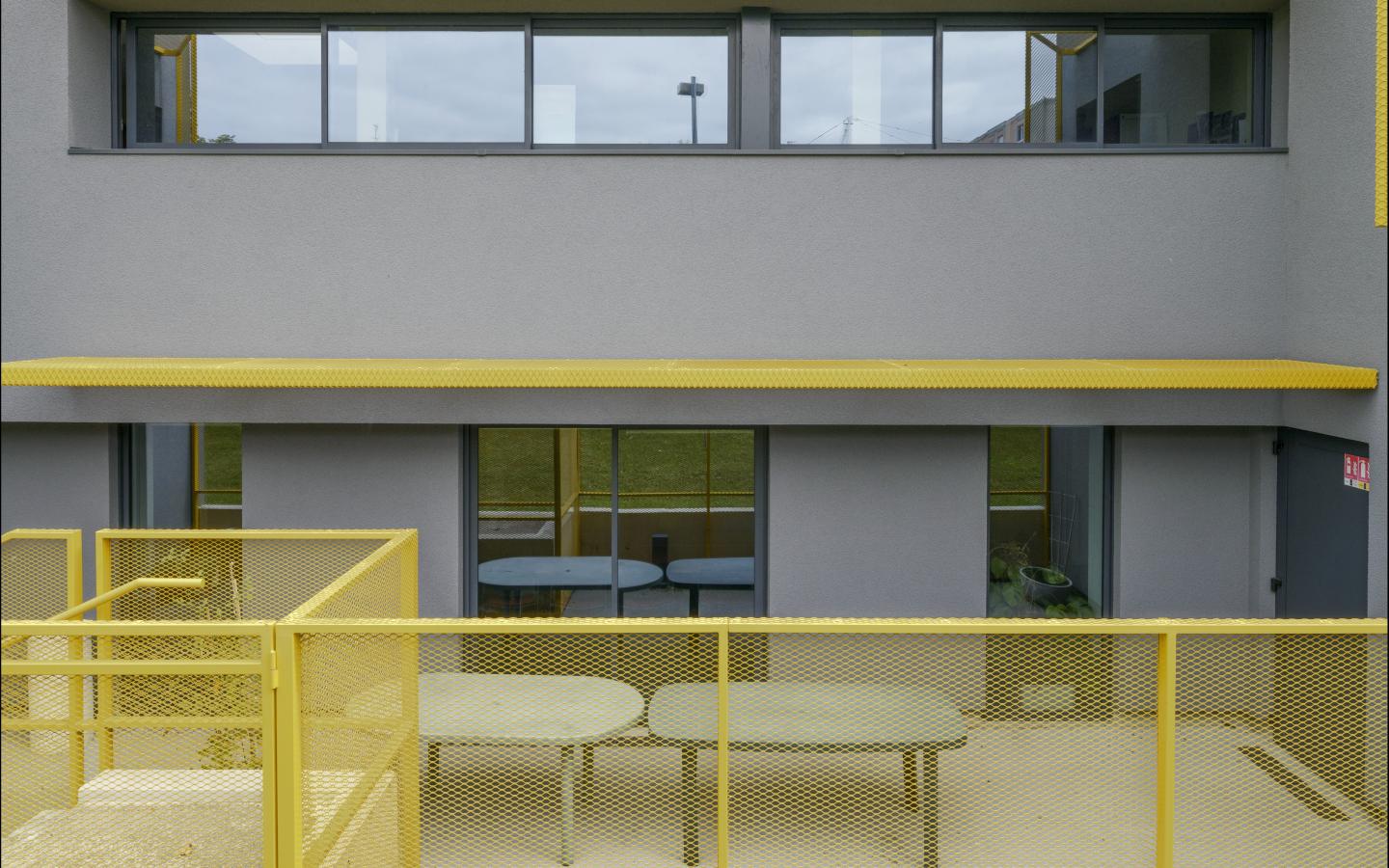 Maison Départementale des Solidarités, construction neuve à Arpajon réalisée avec des menuiseries alu K-LINE.