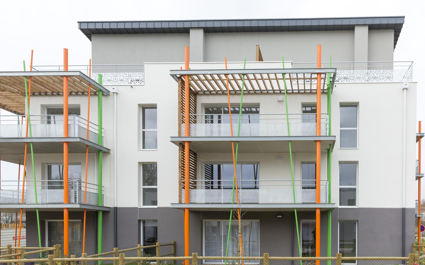 I Prestige, construction neuve à La Roche-sur-Yon réalisée avec des menuiseries alu K-LINE.