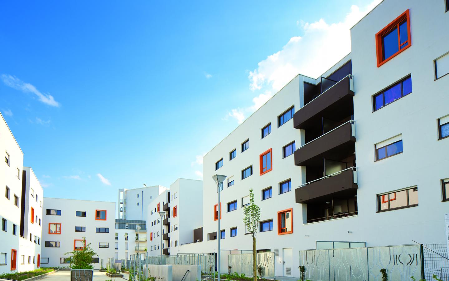 Ilot Barbara, construction neuve à Rennes réalisée avec des menuiseries alu K-LINE.