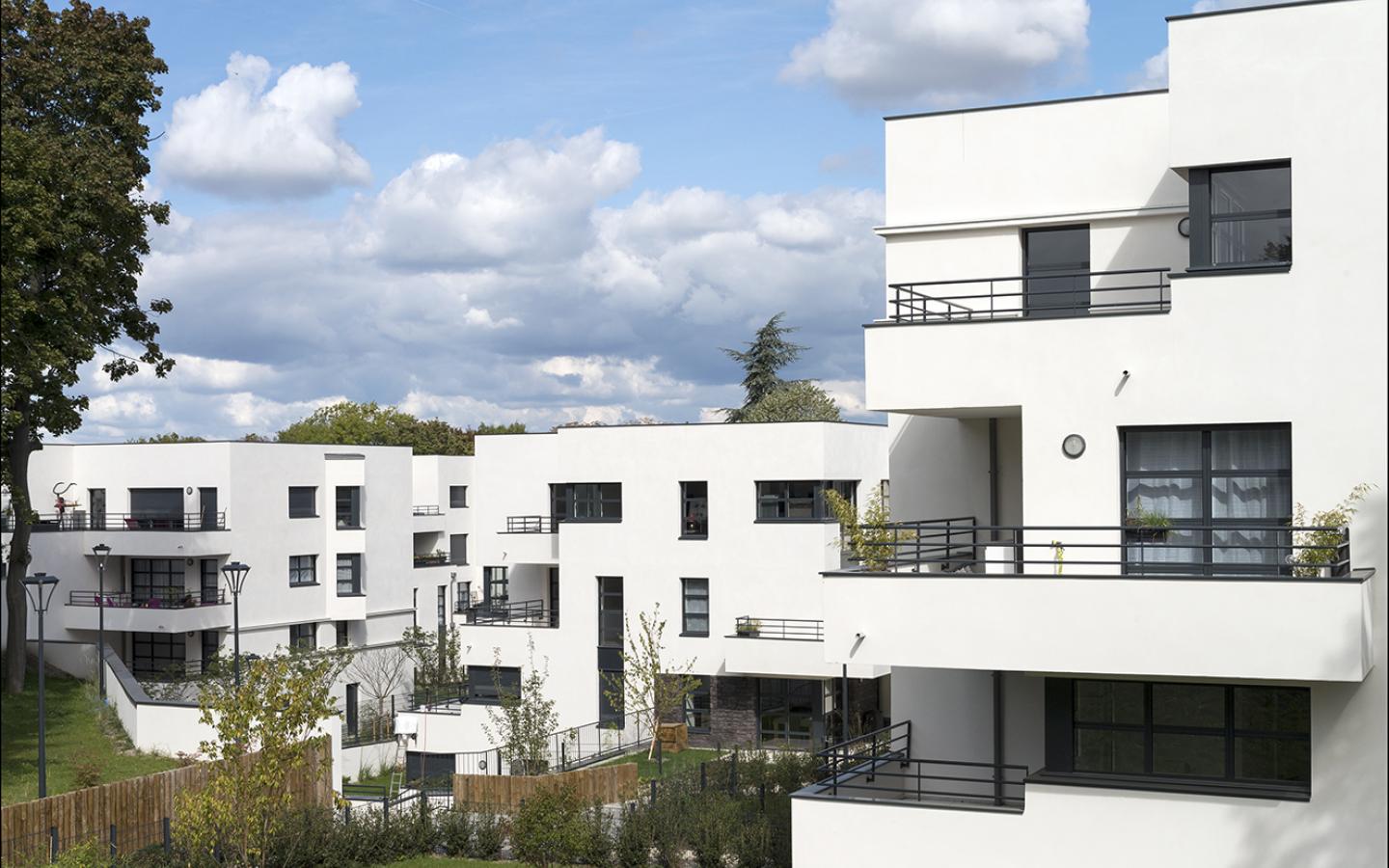 Jadis & Demain, construction neuve à Rueil Malmaison réalisée avec des menuiseries alu K-LINE.