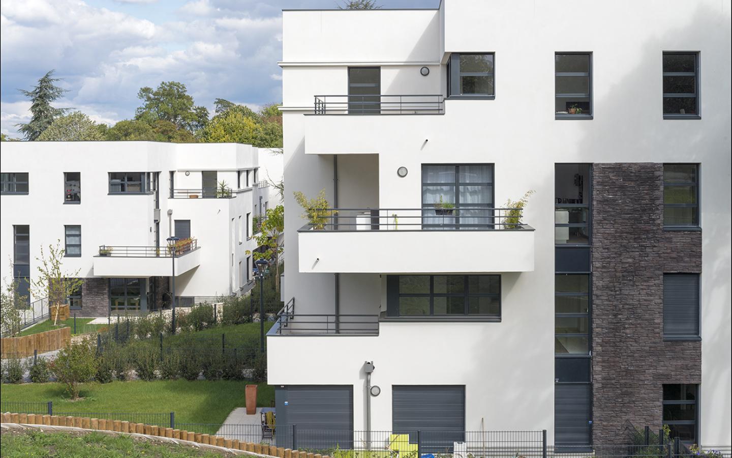 Jadis & Demain, construction neuve à Rueil Malmaison réalisée avec des menuiseries alu K-LINE.