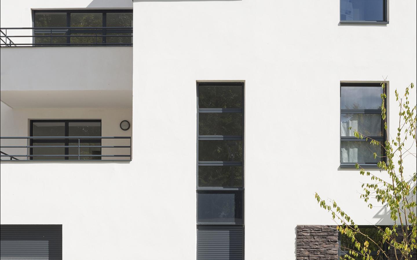 Jadis & Demain, construction neuve à Rueil Malmaison réalisée avec des menuiseries alu K-LINE.