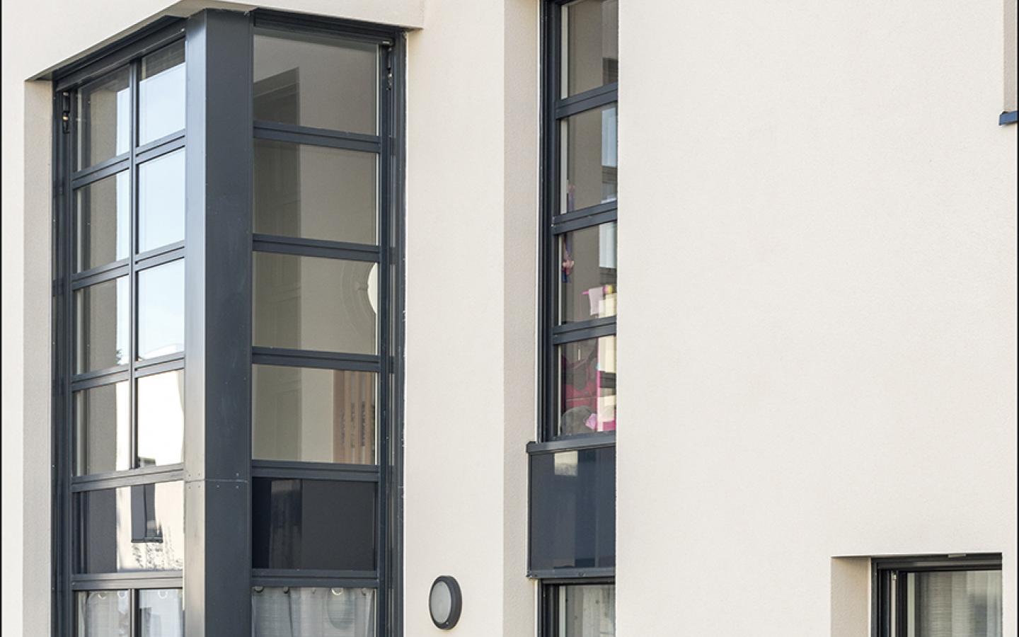 Jadis & Demain, construction neuve à Rueil Malmaison réalisée avec des menuiseries alu K-LINE.