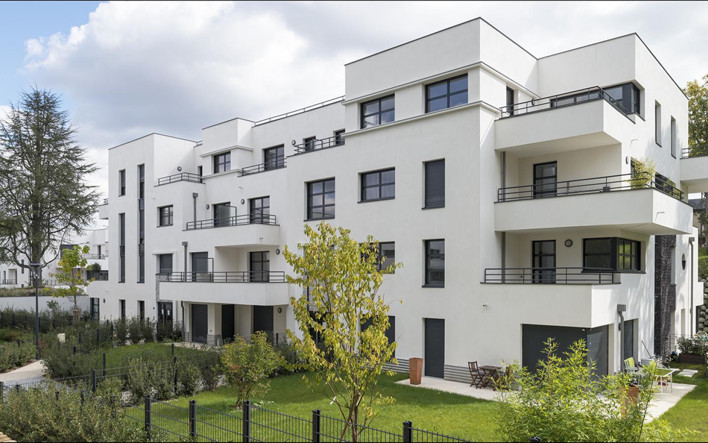 Jadis & Demain, construction neuve à Rueil Malmaison réalisée avec des menuiseries alu K-LINE.