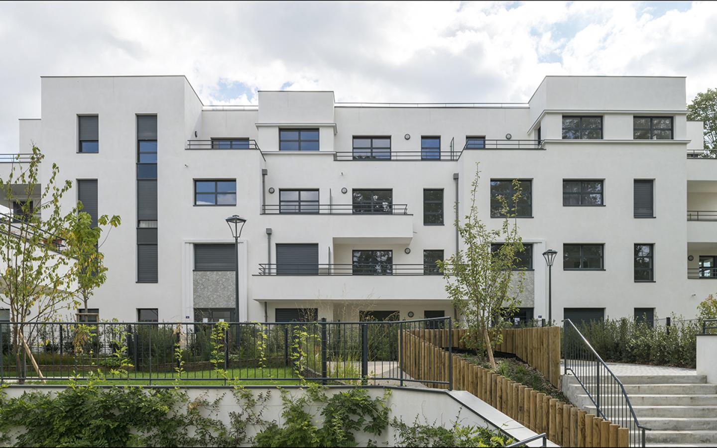 Jadis & Demain, construction neuve à Rueil Malmaison réalisée avec des menuiseries alu K-LINE.