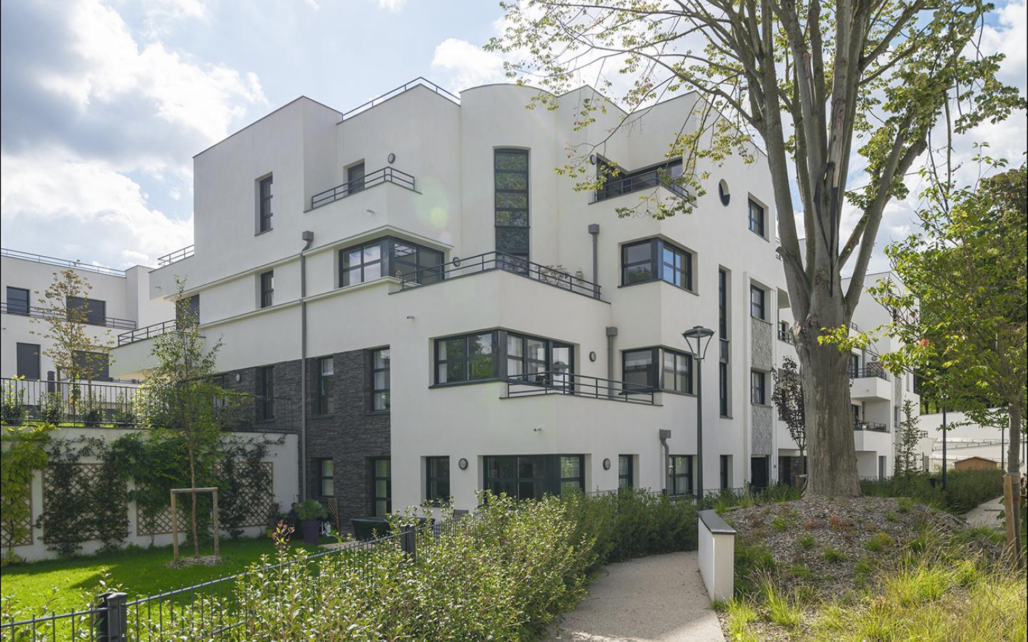 Jadis & Demain, construction neuve à Rueil Malmaison réalisée avec des menuiseries alu K-LINE.