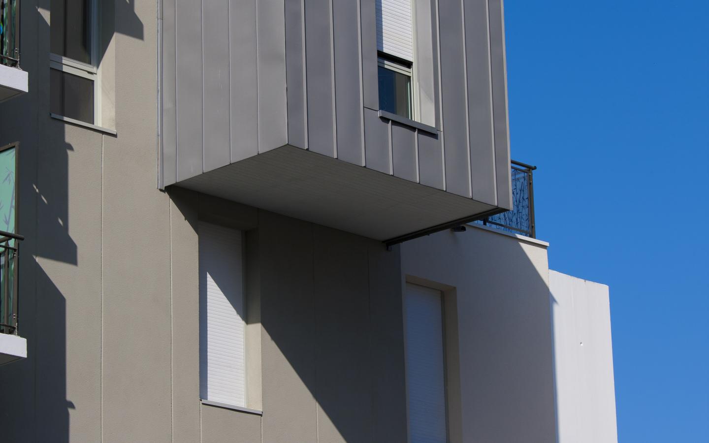 Les Bastions, construction neuve à Tours avec menuiseries alu K-LINE.
