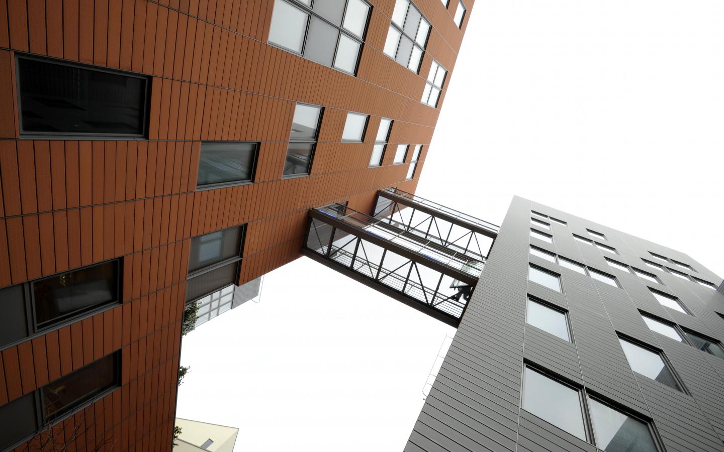 UFR Physique D.Diderot, construction neuve à Paris réalisée avec des menuiseries alu K-LINE.