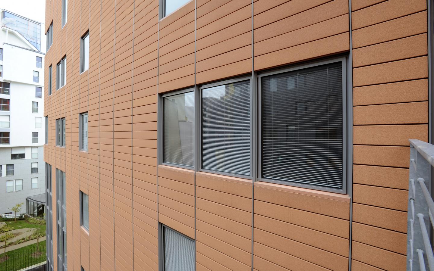 UFR Physique D.Diderot, construction neuve à Paris réalisée avec des menuiseries alu K-LINE.