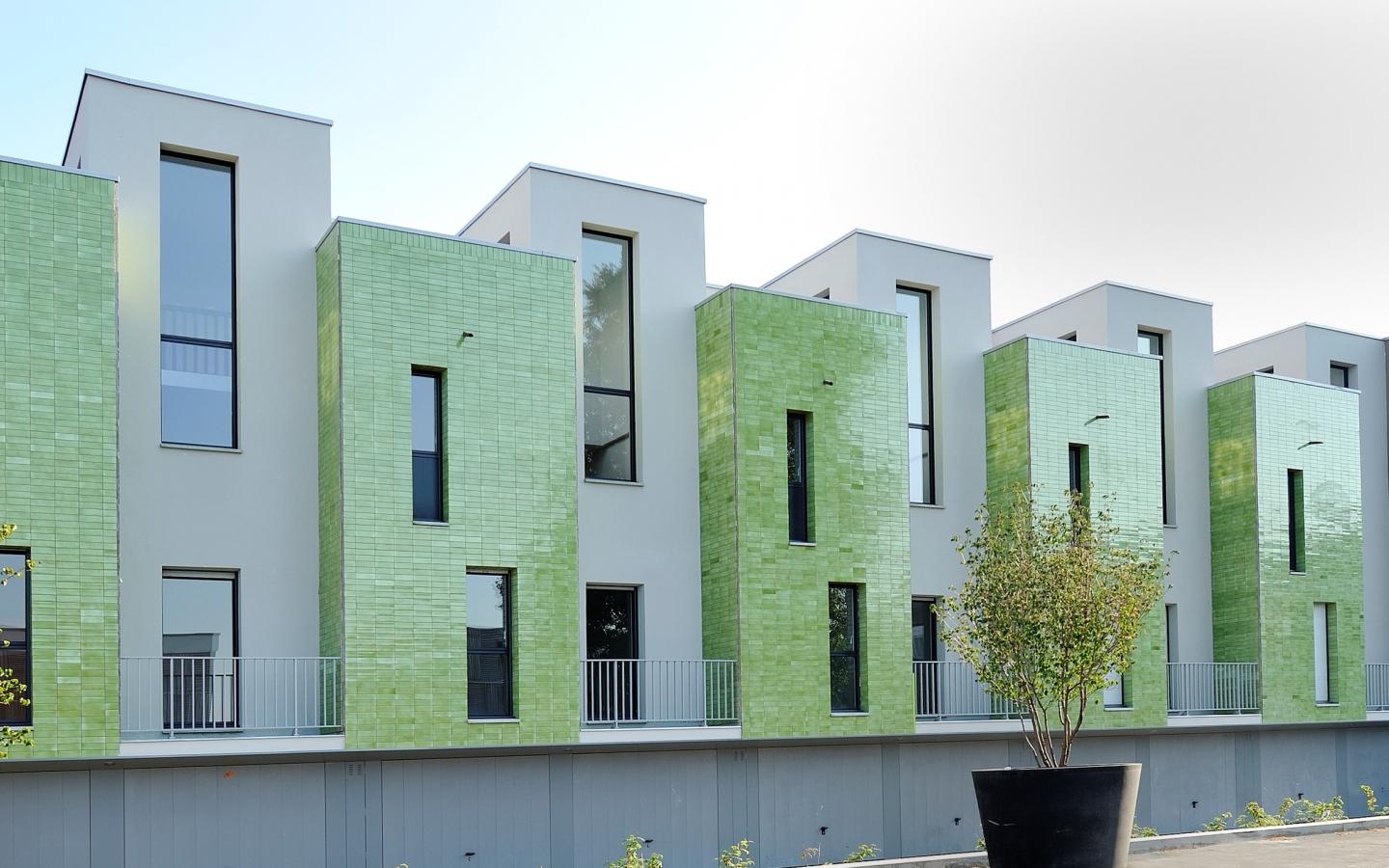 Villa Sarrail, construction neuve à Roubaix réalisée avec des menuiseries alu K-LINE.