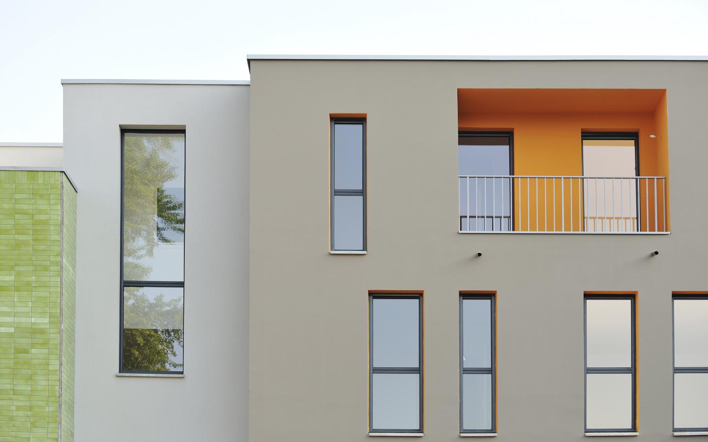 Villa Sarrai, construction neuve à Roubaix réalisée avec des menuiseries alu K-LINE.