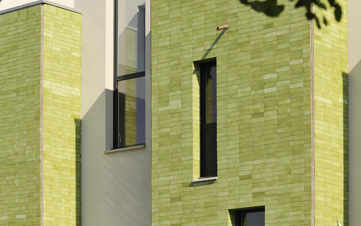 Villa Sarrai, construction neuve à Roubaix réalisée avec des menuiseries alu K-LINE.