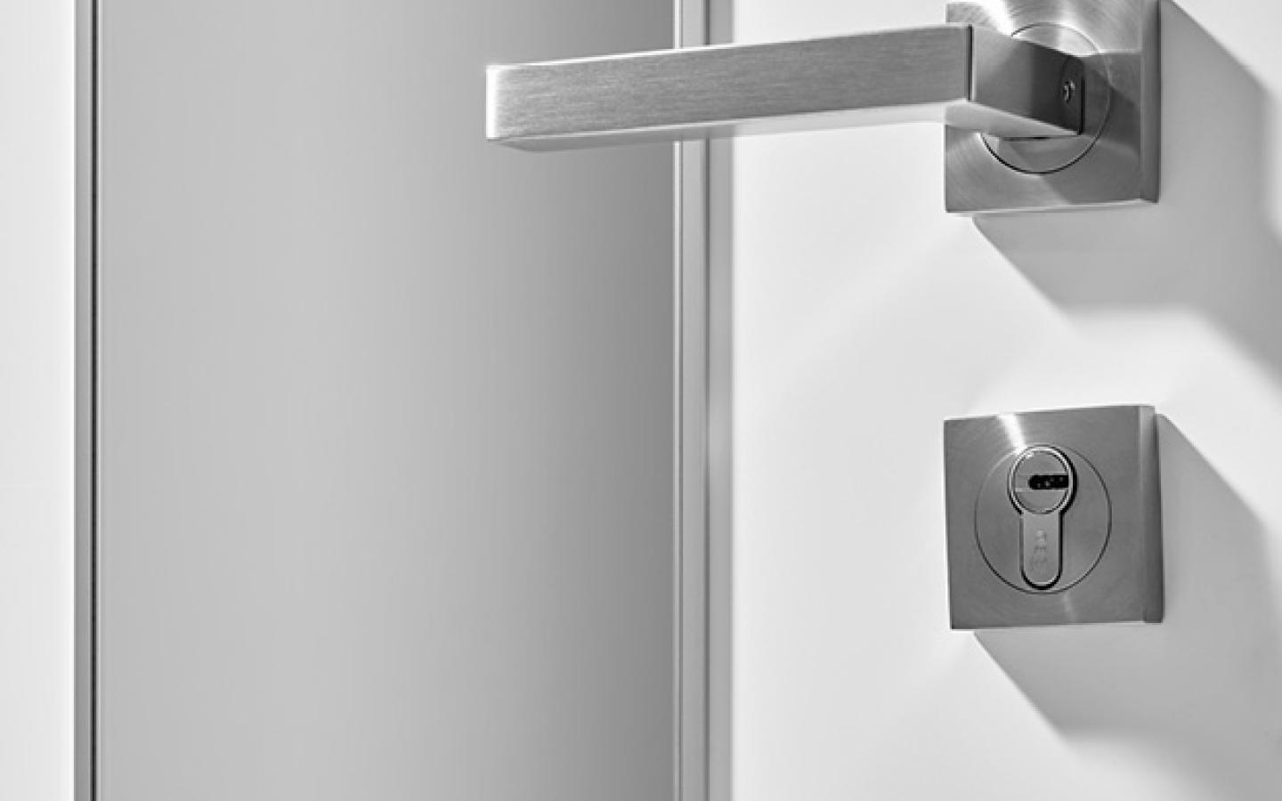 Porte entree zoom miroir KLINE
