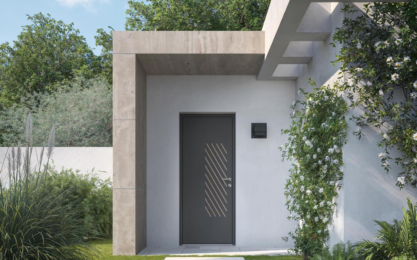 Porte entrée KLINE moderne Coutille