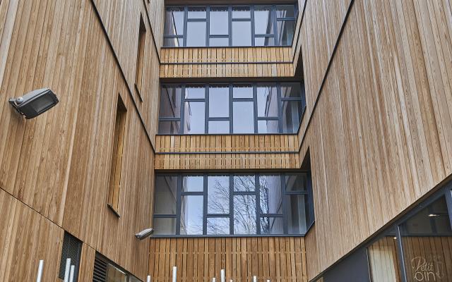Le Keraban, la carosserie, construction neuve à Nantes réalisée avec des menuiseries alu K-LINE. 
