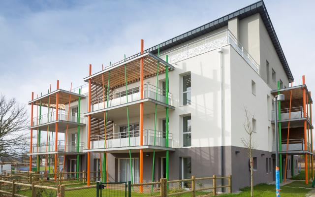 I Prestige, construction neuve à La Roche-sur-Yon réalisée avec des menuiseries alu K-LINE.