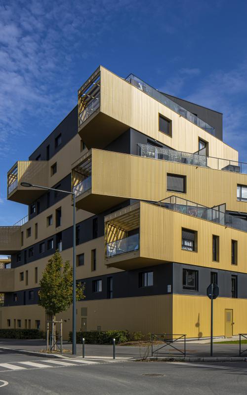 Equatoria, construction neuve à Rennes réalisée avec des menuiseries alu K-LINE.