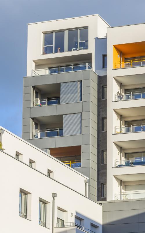 Les Panoramiques, construction neuve à Metz réalisée avec des menuiseries K-LINE.