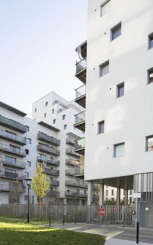 Le Pré Gauchet, construction neuve à Nantes réalisée avec des menuiseries alu K-LINE. 