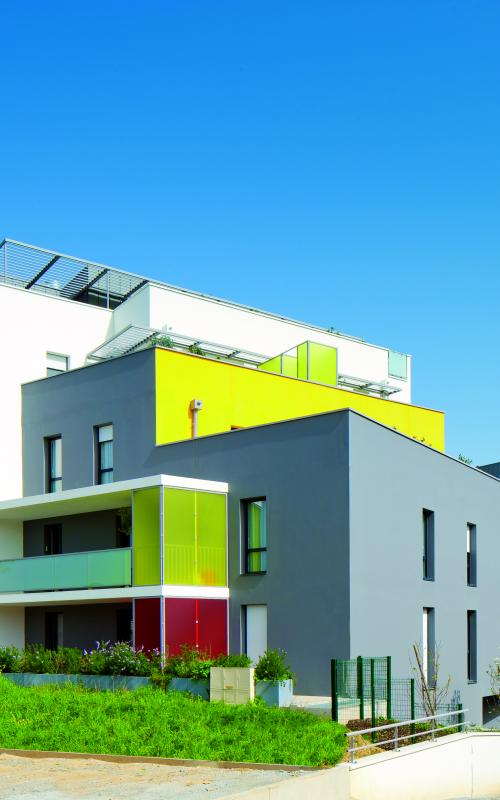 Chantepie Central Parc logements collectifs avec menuiserie alu kline