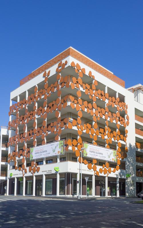 Le Starella, construction neuve à La Roche-sur-Yon réalisée avec des menuiseries alu K-LINE.