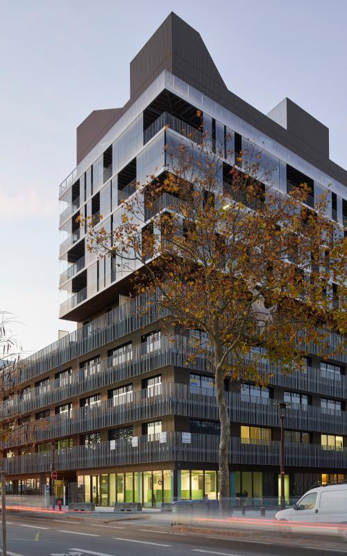 Imbrika, construction neuve réalisée à Nantes avec des menuiseries alu K-LINE.